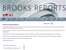 Tablet Screenshot of brooksreports.com